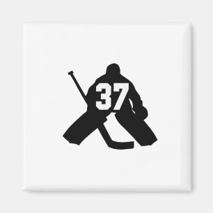 Hockey Doelman Nummer Zevenendertig Magneet