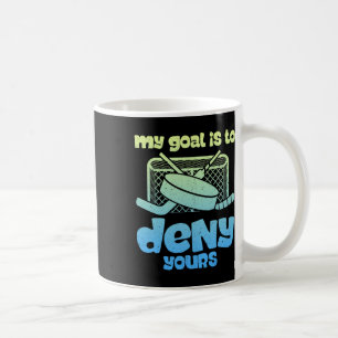 Hockey Doelman Ontkenning Grappig IJshockey Humor  Koffiemok