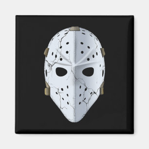 Hockey Doelman - Oude School Doelman Masker Magneet