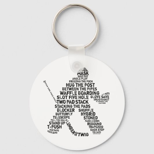 Hockey Doelman Sleutelhanger (Voorkant)