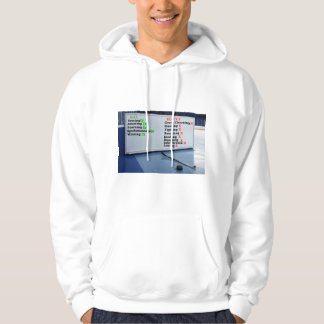 Hockey Doe's en Doe Niet's Whiteboard Hoodie