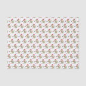 Hockey Dog Kerstmis Tissuepapier (Voorkant)