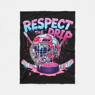 Hockey Drip Voor Jongens Ijs Drip Jeugd Kinderen L Fleece Deken