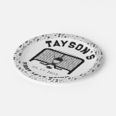 Hockey eerste jaar Down 1st Verjaardag Papier Papieren Bordje (Gekanteld)