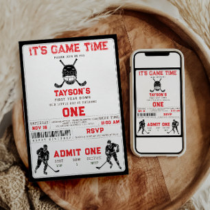 Hockey Eerste Jaar Omlaag – 1e Verjaardag  Kaart