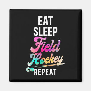 Hockey Eet Slaap Hockey Herhaal _1 Magneet