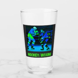 Hockey en boksen glas