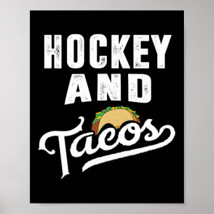 Hockey en Tacos Papa Boys Kinder IJsspeler Taco Gi Poster