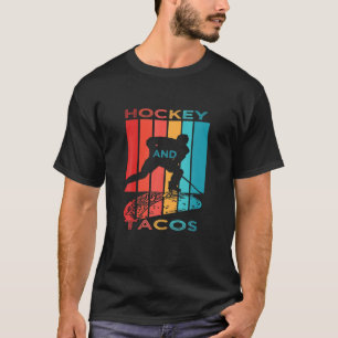 Hockey en Tacos Retro Novelty T-shirt