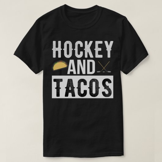 Hockey en Tacos Shirt Hockey Player Team Ice Hock (Design voorkant)