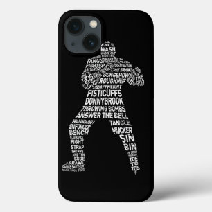 Hockey Enforcer Goon Word Art iPhone 5 Hoesje