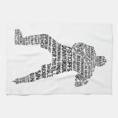 Hockey Enforcer Kitchen Towel Theedoek (Horizontaal)