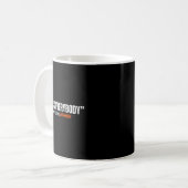 Hockey Enforcer Orange 2 Koffiemok (Voorkant links)