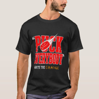 Hockey Enforcer Oranje Grappige Hockey Humor Sport T-shirt