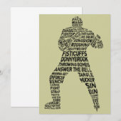 Hockey Enforcer Uitnodiging (Voorkant / Achterkant)