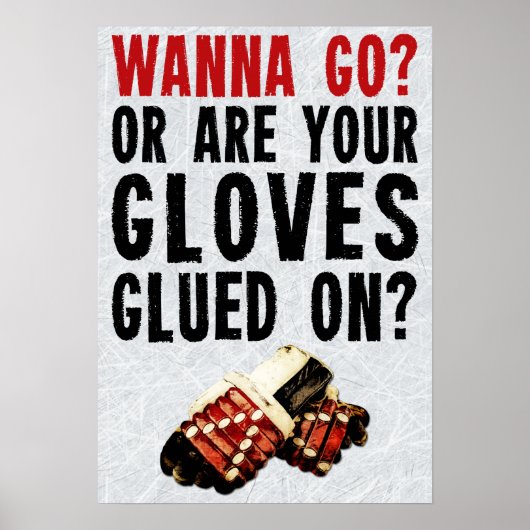 Hockey Enforcer Wanna Go Poster (Voorkant)