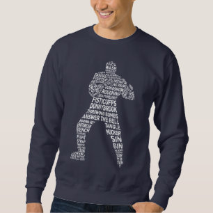 Hockey Enforcer Word Art Trui