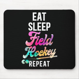 Hockey eten slapen Hockey herhalen _1 Muismat