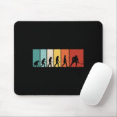 Hockey Evolution Retro IJshockeyspeler Mannen Jong Muismat (Met muis)