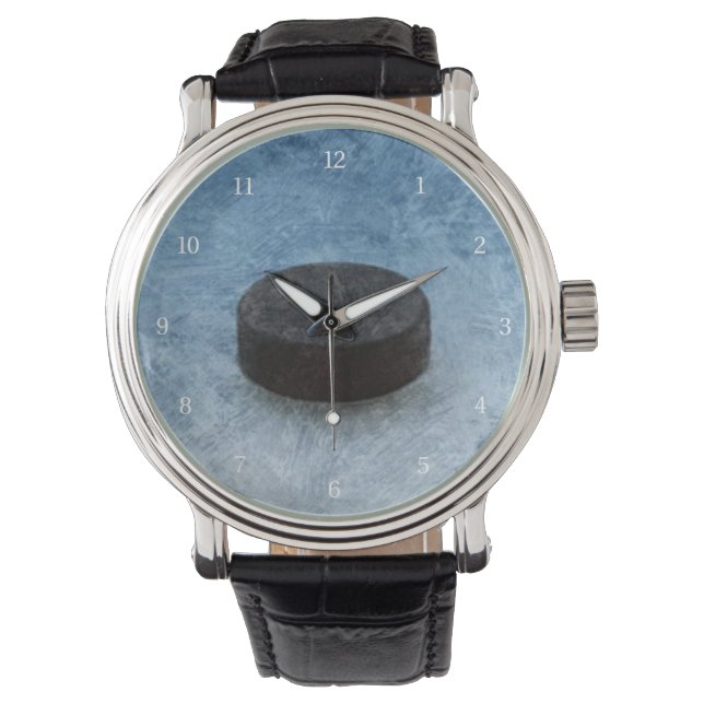 Hockey Face-off Horloge (Voorkant)