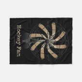 Hockey Fan Fleece Deken (Voorkant (Horizontaal))