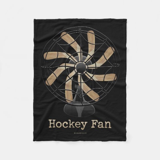 Hockey Fan Fleece Deken (Voorkant)