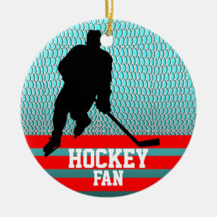 Hockey Fan Ornament Voeg Foto toe