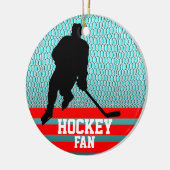Hockey Fan Ornament Voeg Foto toe (Links)
