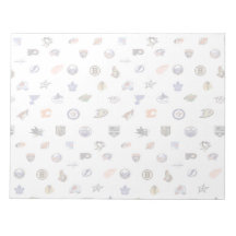 Hockey Fanatic Hockey Teams Logo Water Mark Pad