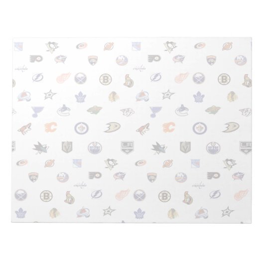 Hockey Fanatic Hockey Teams Logo Water Mark Pad Notitieblok (Voorkant)