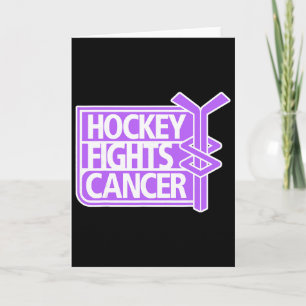 Hockey Fights Cancer T-shirts Volwassenen Uni Clic Kaart
