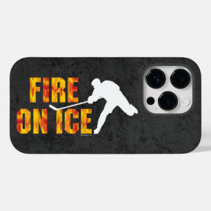 Hockey Fire on Ice Hoesje-Mate iPhone Case