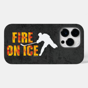 Hockey Fire on Ice Hoesje-Mate iPhone Case