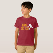 Hockey Fire on Ice T-shirt (Voorkant volledig)