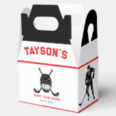 Hockey First Year Down 1st birthday Bedankdoosjes (Geopend)