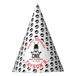 Hockey First Year Down 1st birthday  Feesthoedjes