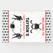 Hockey First Year Down Foam Board – 1st Birthday Spandoek (Horizontaal)