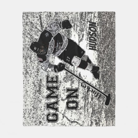Hockey  Fleece Blanket (Voorkant)