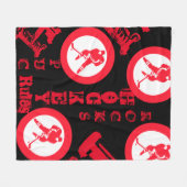 Hockey Fleece Deken (Voorkant (Horizontaal))