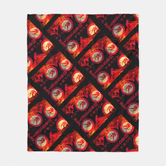 Hockey Fleece Deken (Voorkant)