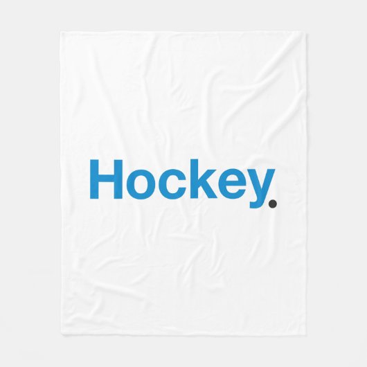 Hockey Fleece Deken (Voorkant)