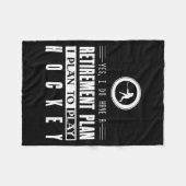 Hockey Fleece Deken (Voorkant (Horizontaal))
