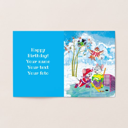 hockey folie kaarten (Binnen)