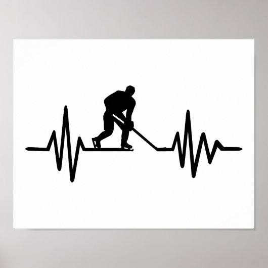 Hockey-frequentie Poster (Voorkant)