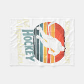 Hockey gaat voor op school grappig fleece deken (Voorkant (Horizontaal))