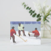 Hockey Game, Briefkaart (Staand voorkant)