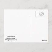 Hockey Game, Briefkaart (Achterkant)
