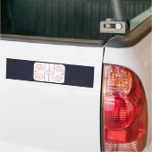 Hockey Game Companion Carbon Fibre Style Bumpersticker (Op Truck)