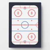 Hockey Game Companion Carbon Fibre Style Fotoplaat (voorkant)