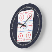 Hockey Game Companion Carbon Fibre Style Grote Klok (Hoek)